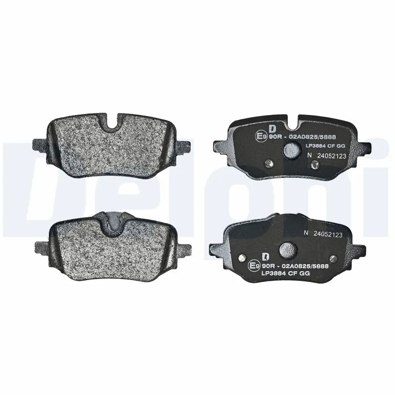 Brake Pad Set, disc brake LP3884