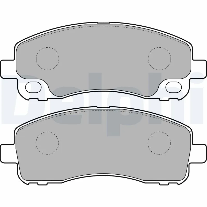 Brake Pad Set, disc brake LP2204