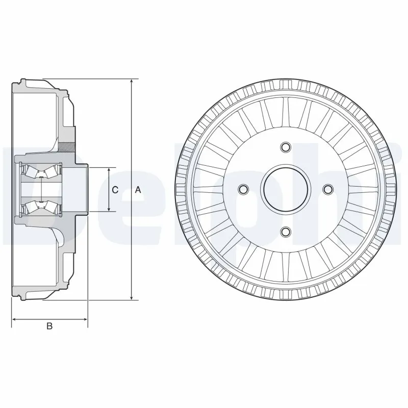 Brake Drum BFR768