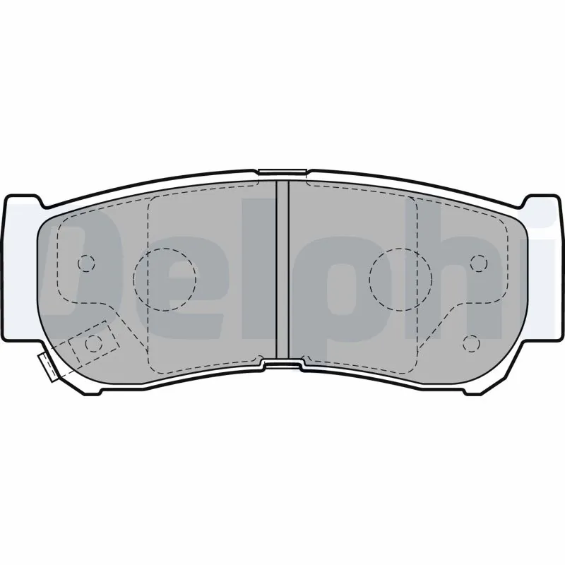 Brake Pad Set, disc brake LP2049
