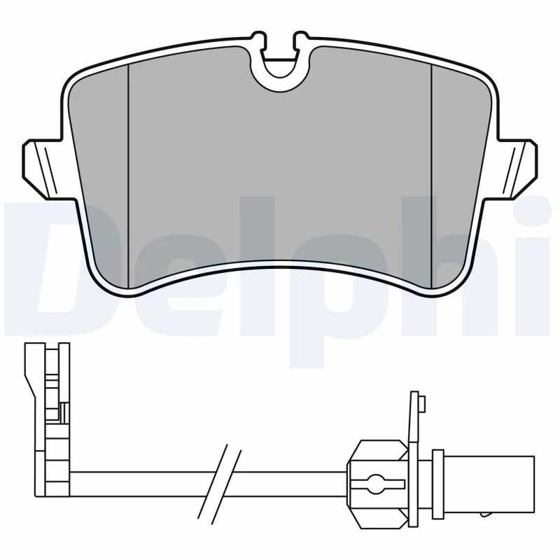 Brake Pad Set, disc brake LP3681