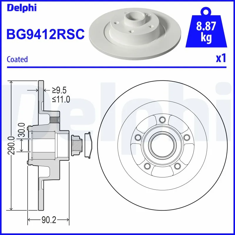 Brake Disc BG9412RSC