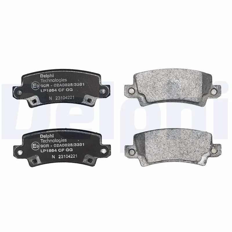 Brake Pad Set, disc brake LP1864