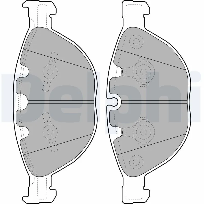 Brake Pad Set, disc brake LP2041