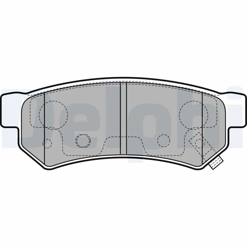 Brake Pad Set, disc brake LP3305
