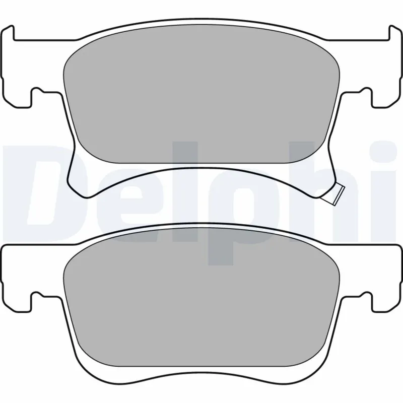 Brake Pad Set, disc brake LP3164