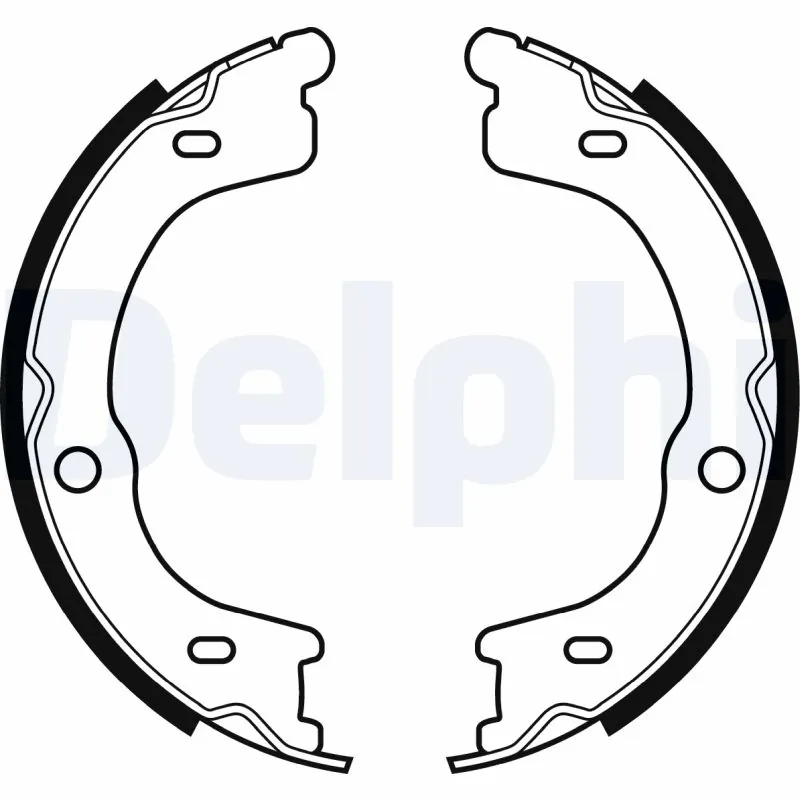 Brake Shoe Set, parking brake LS2048