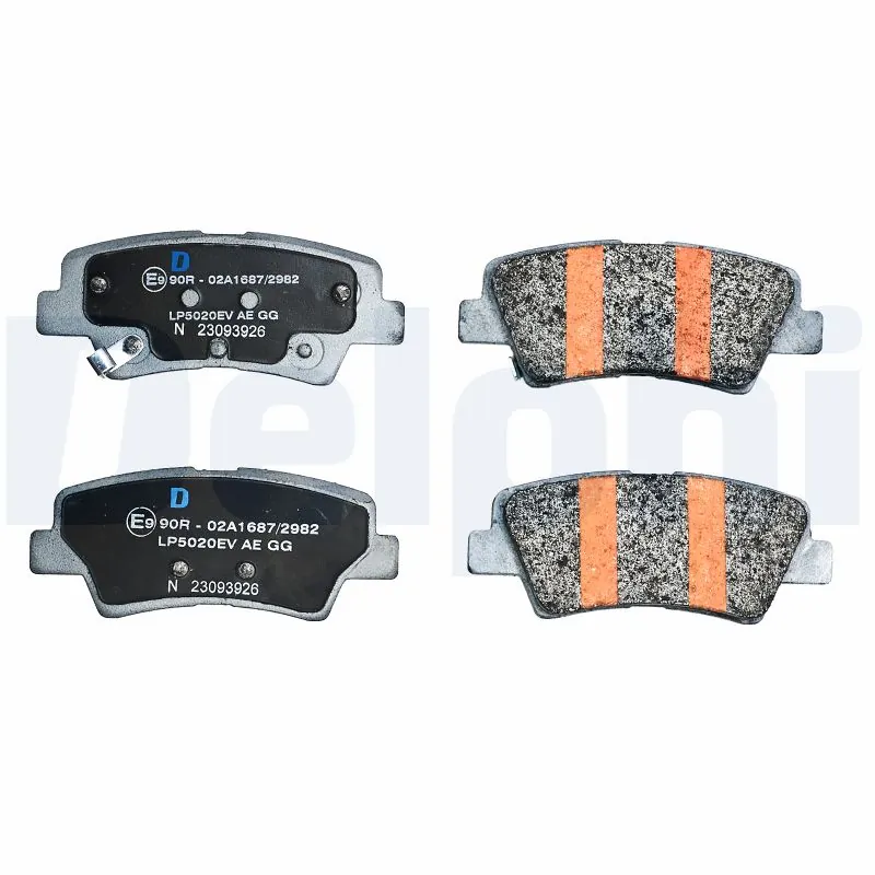 Brake Pad Set, disc brake LP5020EV