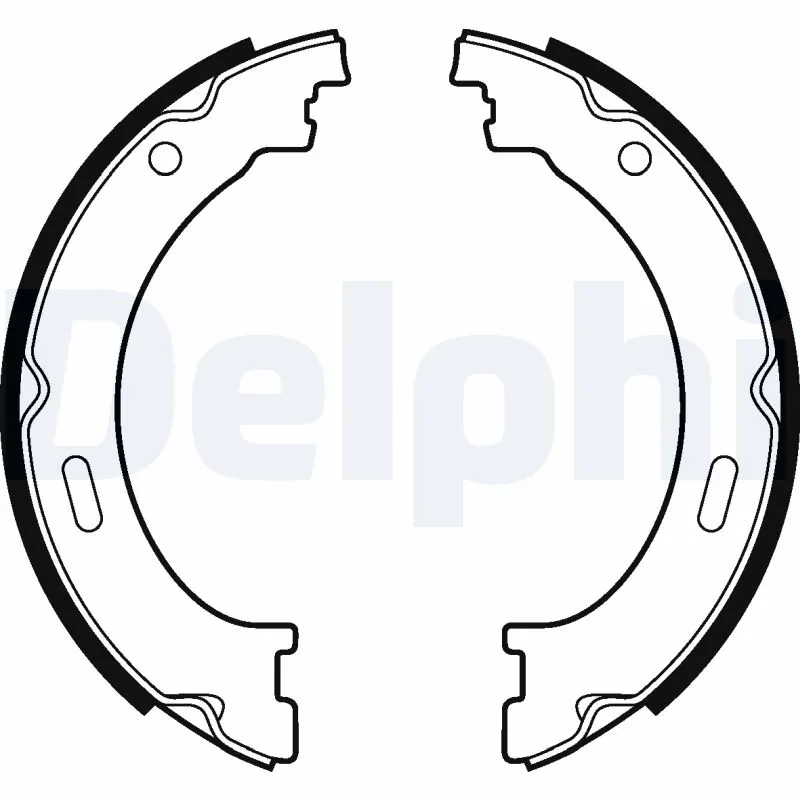 Brake Shoe Set, parking brake LS2041