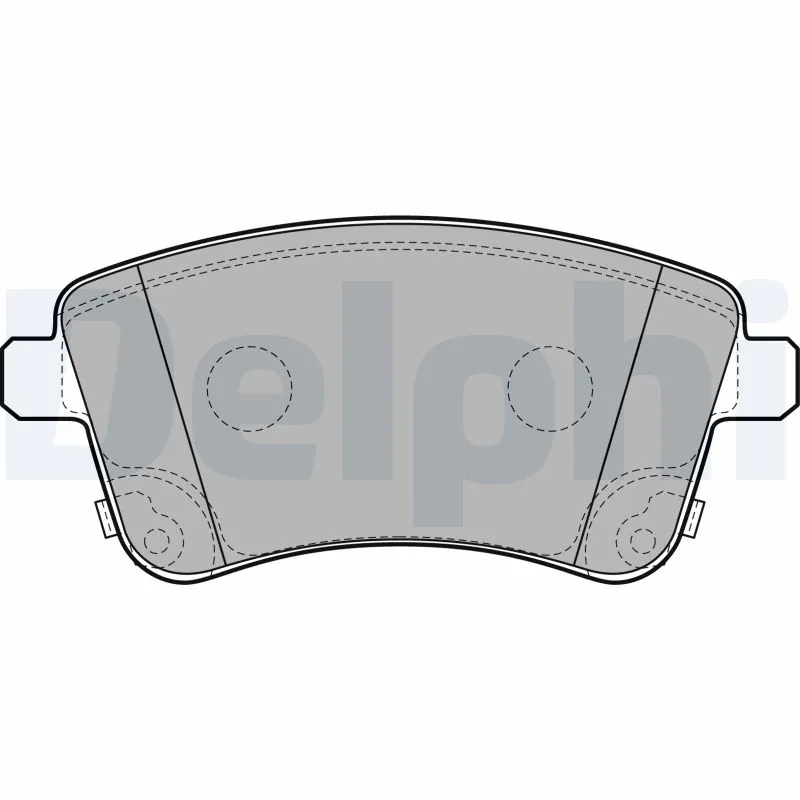 Brake Pad Set, disc brake LP2203