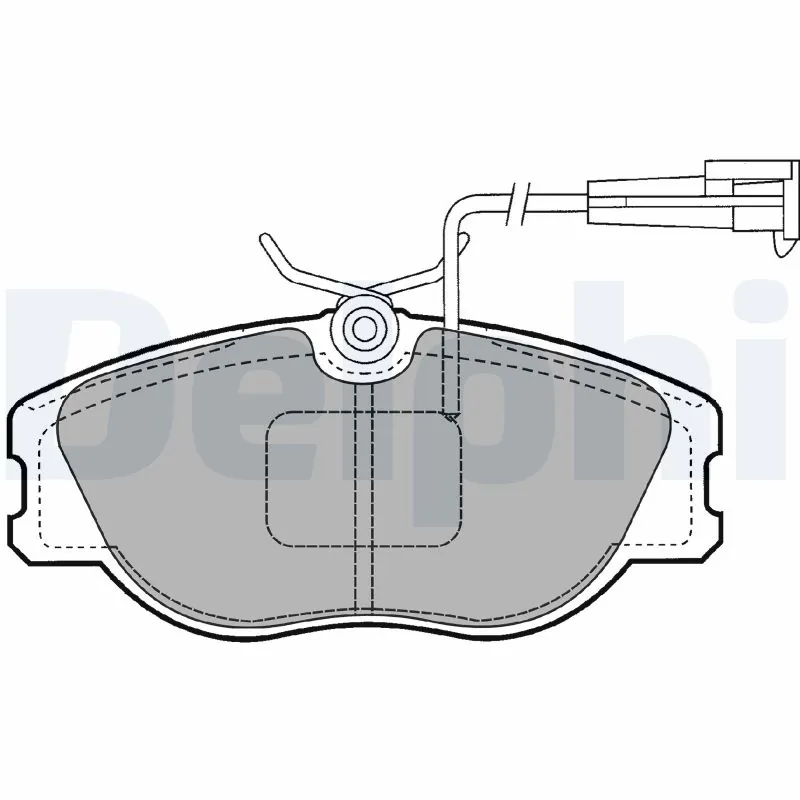 Brake Pad Set, disc brake LP1400