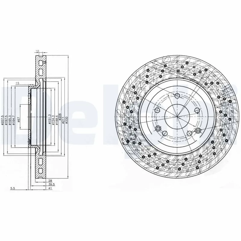 Brake Disc BG3985C