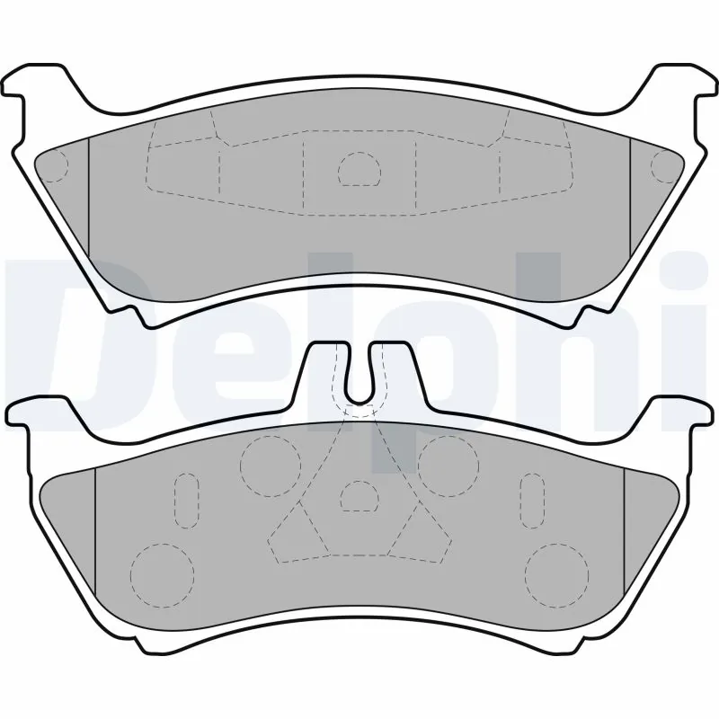 Brake Pad Set, disc brake LP1692