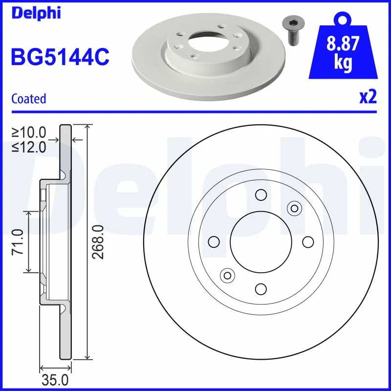 Brake Disc BG5144C