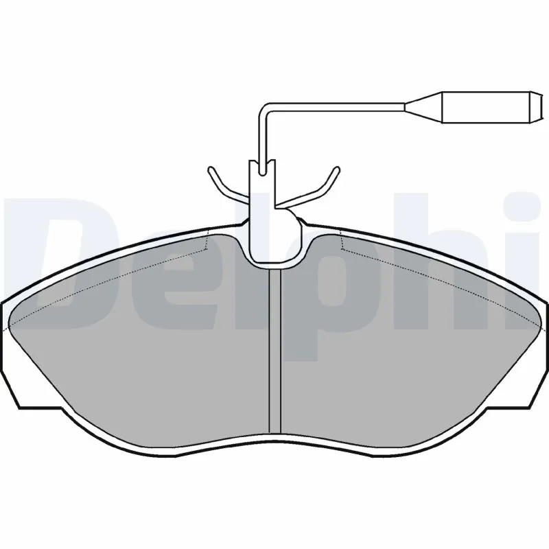Brake Pad Set, disc brake LP877