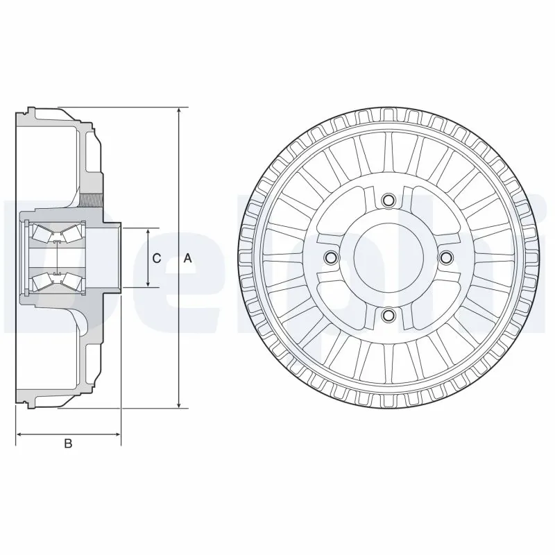 Brake Drum BFR622
