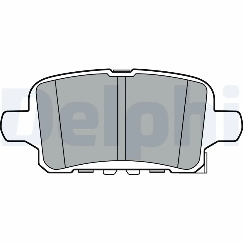 Brake Pad Set, disc brake LP3372