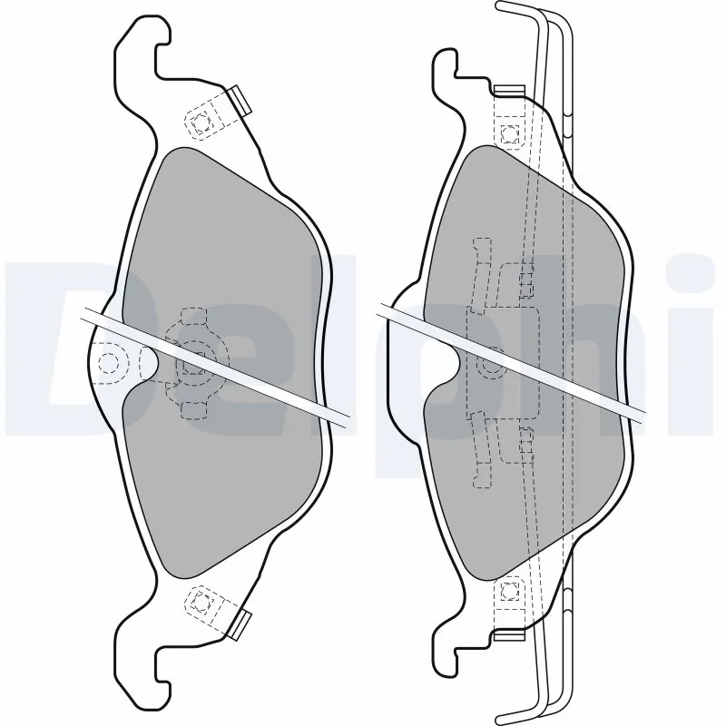 Brake Pad Set, disc brake LP1673