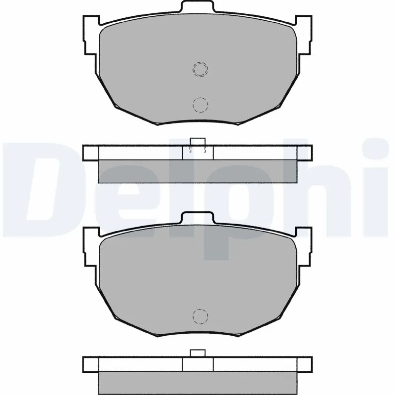 Brake Pad Set, disc brake LP1072