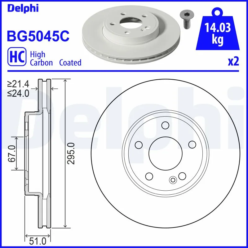 Brake Disc BG5045C