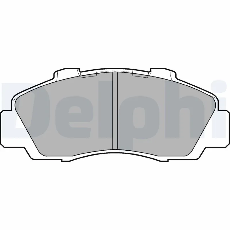Brake Pad Set, disc brake LP872