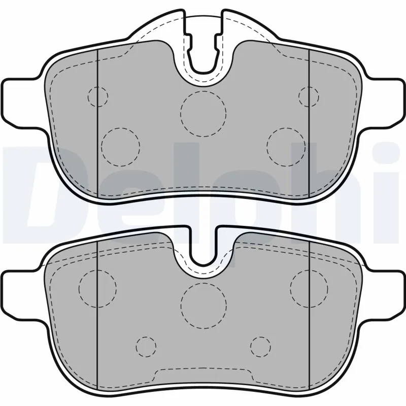 Brake Pad Set, disc brake LP2163