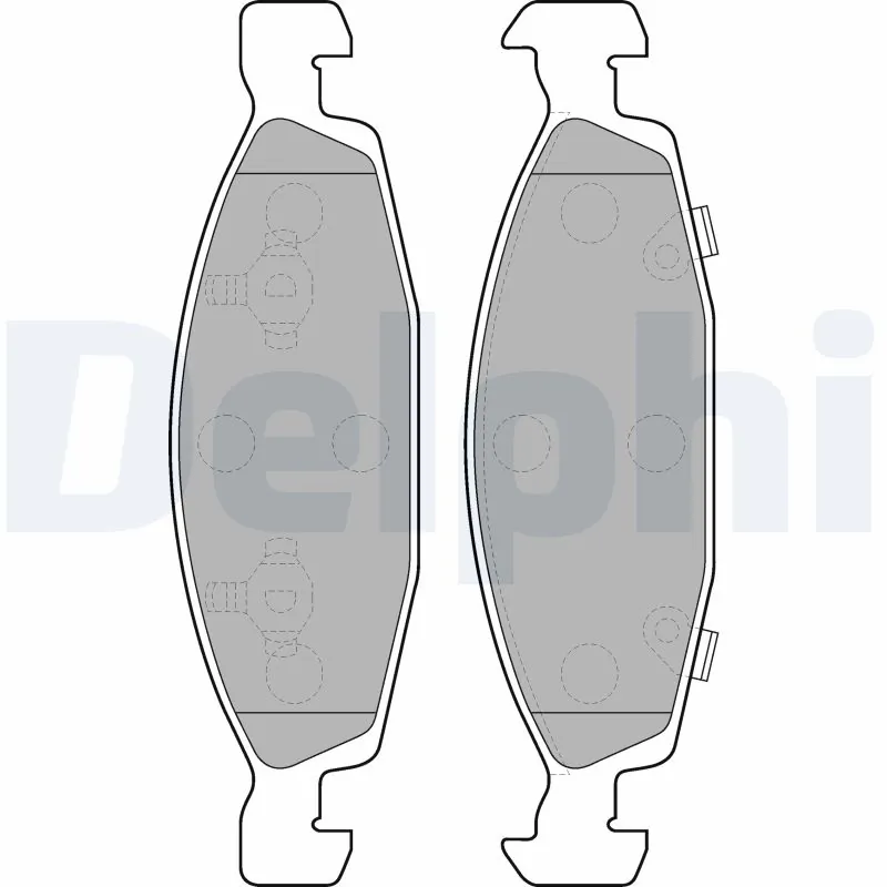 Brake Pad Set, disc brake LP1557