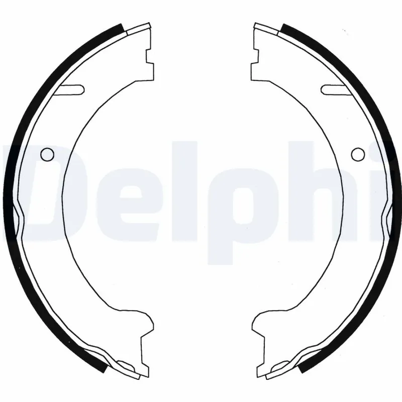 Brake Shoe Set, parking brake LS1832