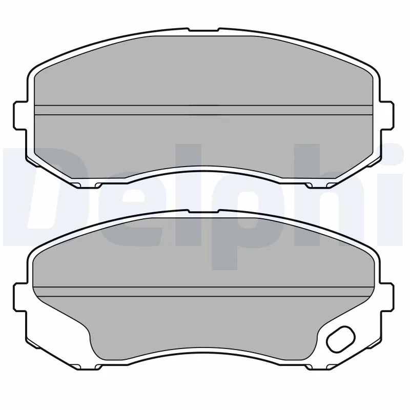 Brake Pad Set, disc brake LP3687