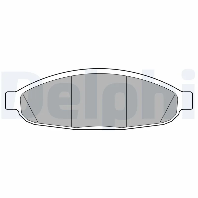 Brake Pad Set, disc brake LP3555