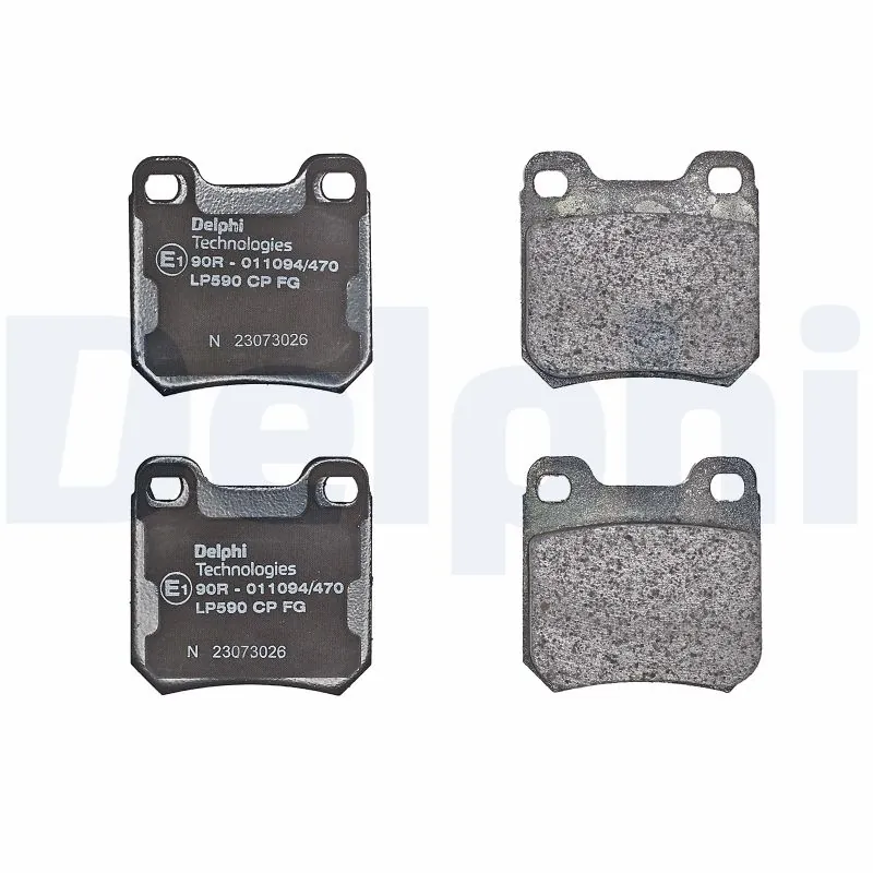 Brake Pad Set, disc brake LP590
