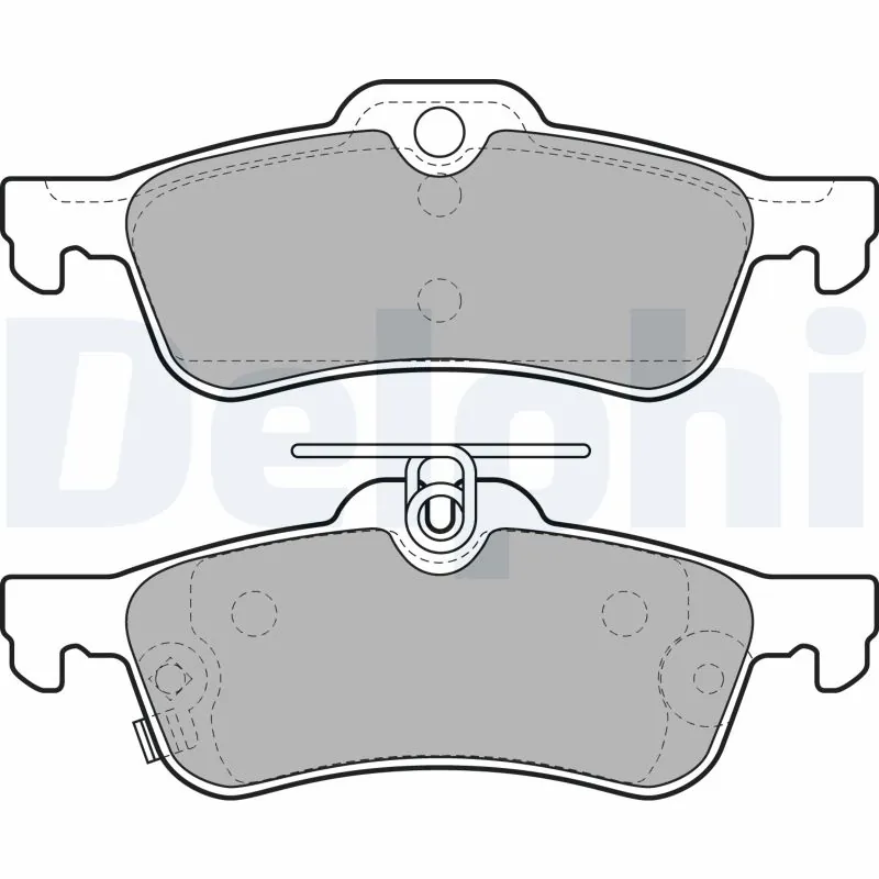 Brake Pad Set, disc brake LP2007