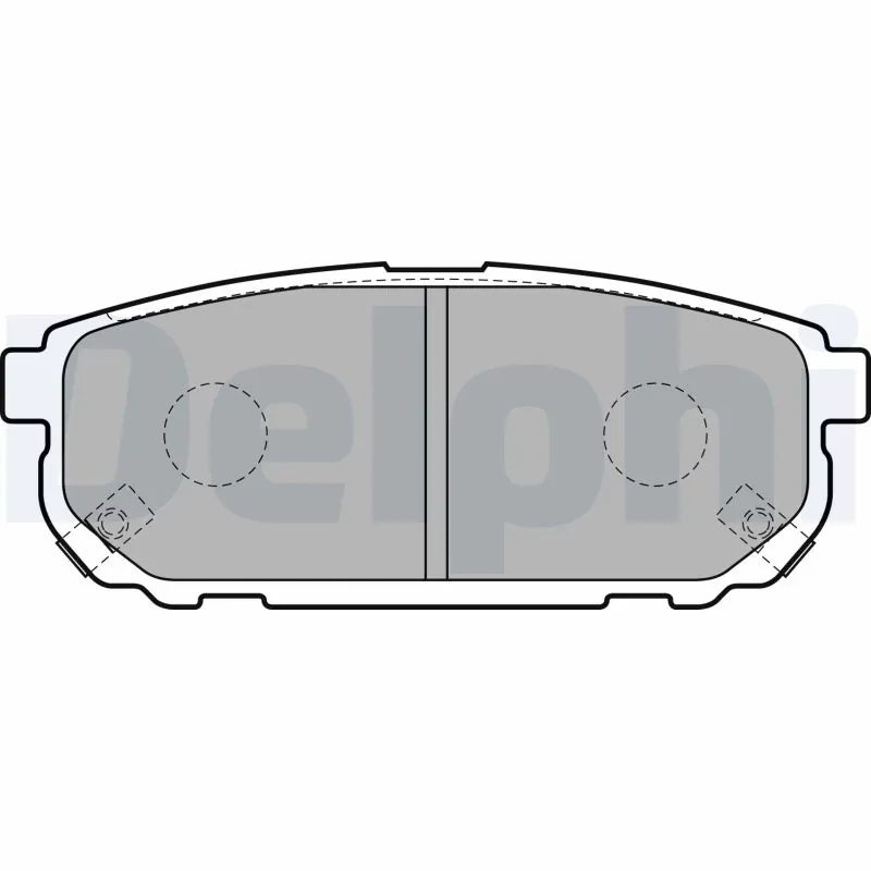 Brake Pad Set, disc brake LP1850