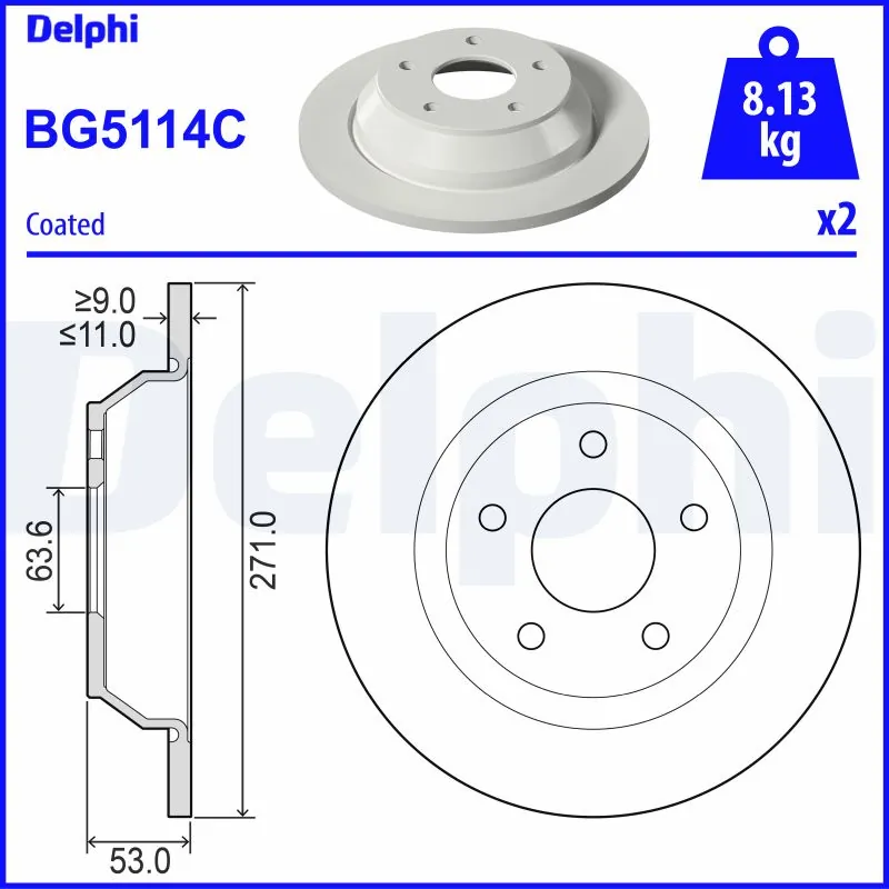 Brake Disc BG5114C