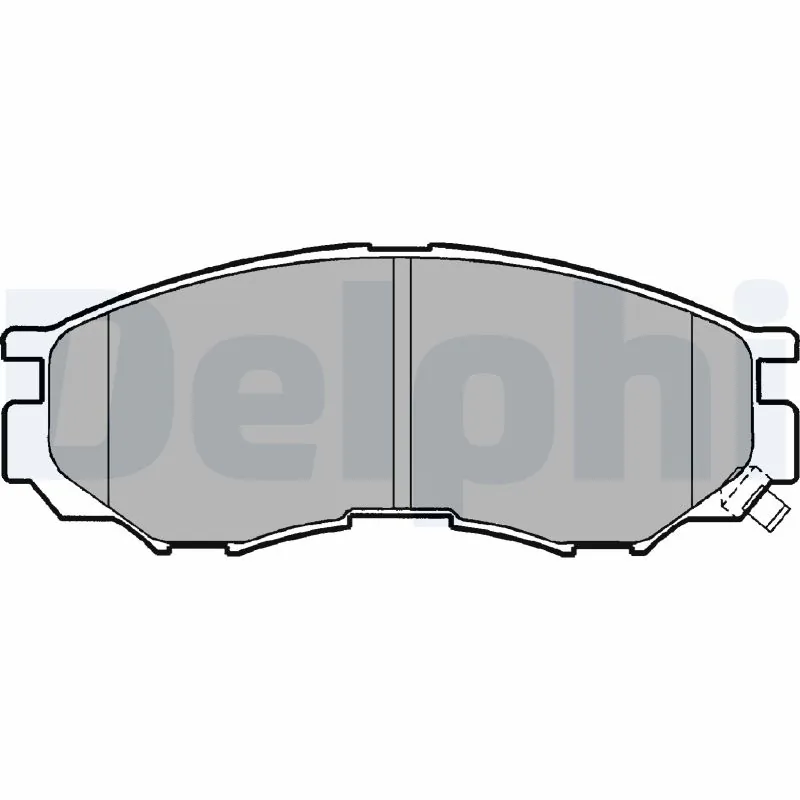 Brake Pad Set, disc brake LP1010