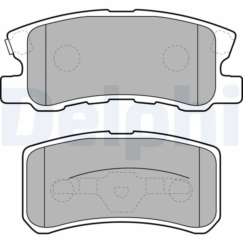 Brake Pad Set, disc brake LP1691