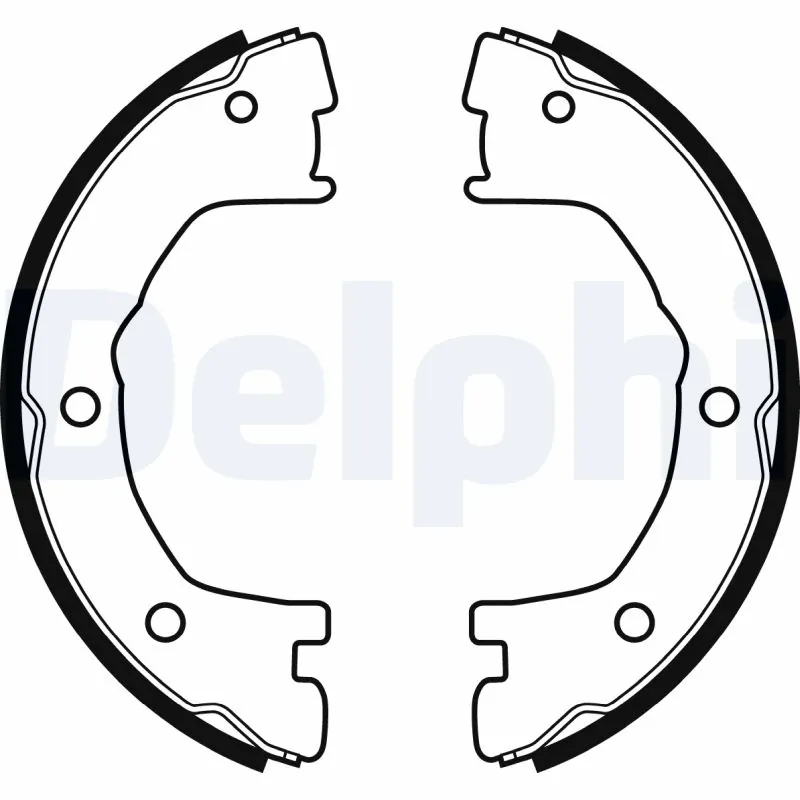 Brake Shoe Set, parking brake LS1919