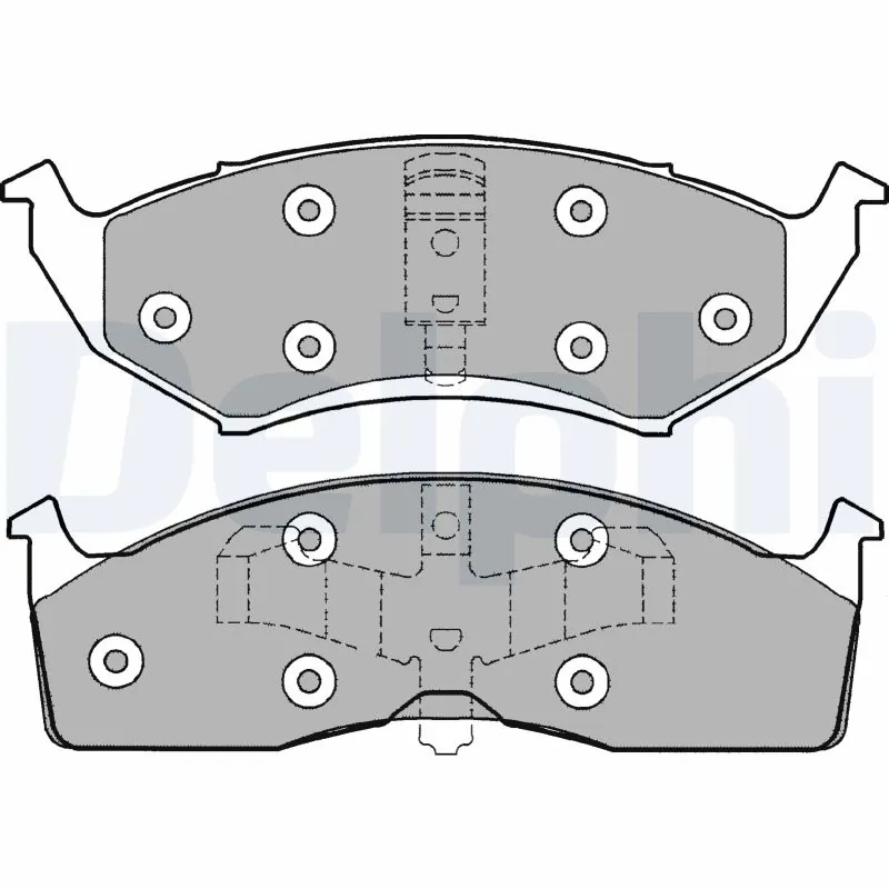 Brake Pad Set, disc brake LP1166