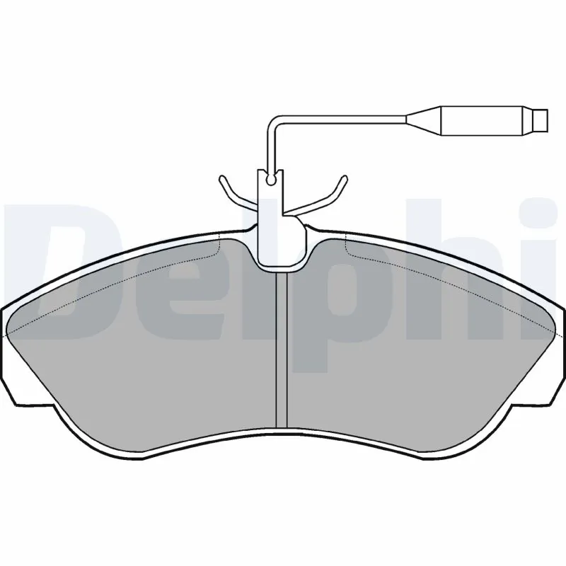 Brake Pad Set, disc brake LP878