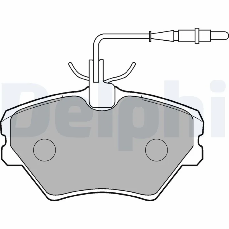 Brake Pad Set, disc brake LP862