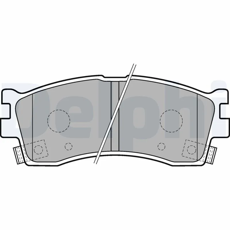 Brake Pad Set, disc brake LP1702