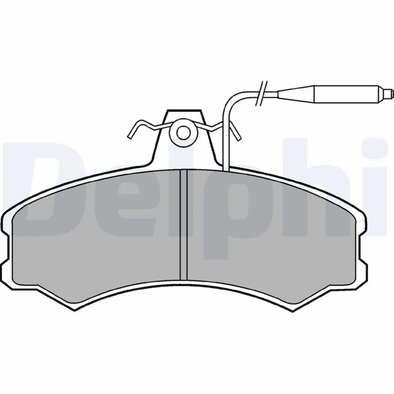 Brake Pad Set, disc brake LP378