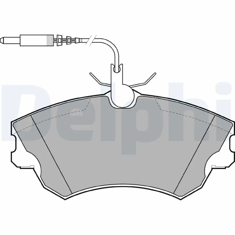 Brake Pad Set, disc brake LP1614
