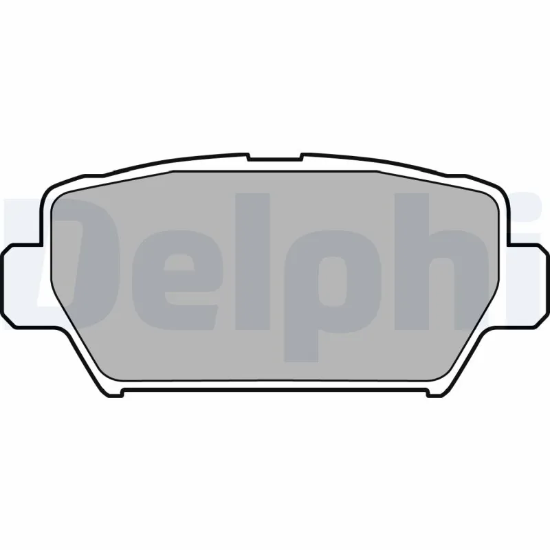 Brake Pad Set, disc brake LP3433