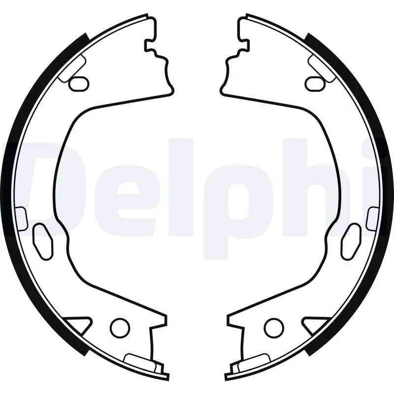 Brake Shoe Set, parking brake LS2153