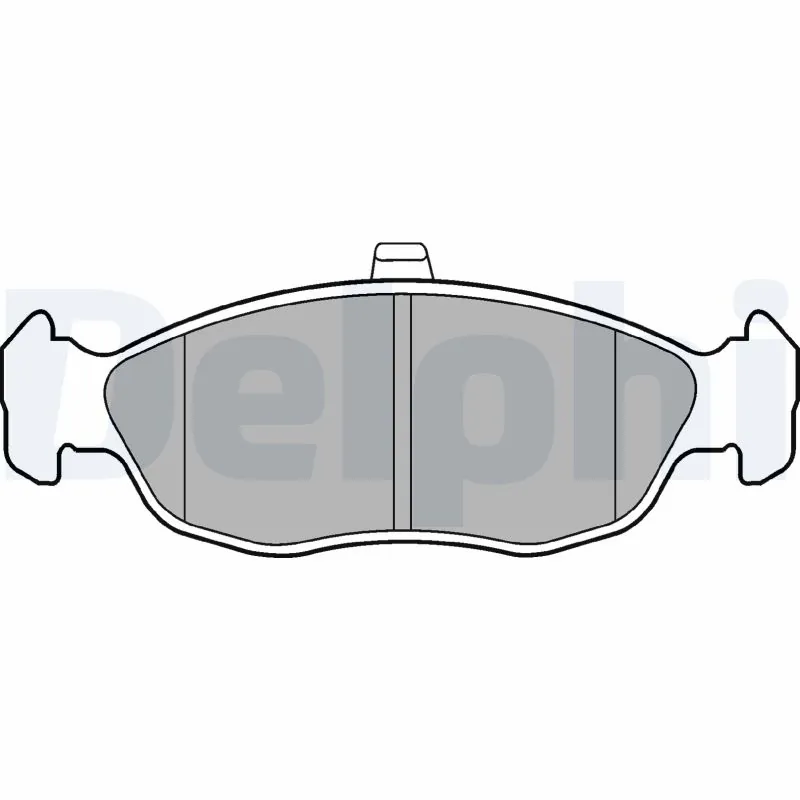 Brake Pad Set, disc brake LP1597