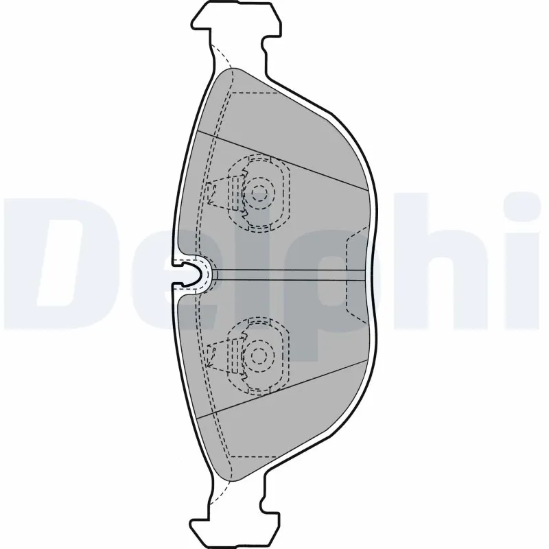 Brake Pad Set, disc brake LP1002