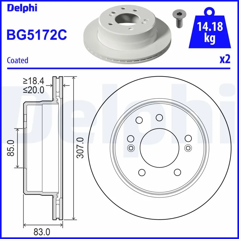 Brake Disc BG5172C