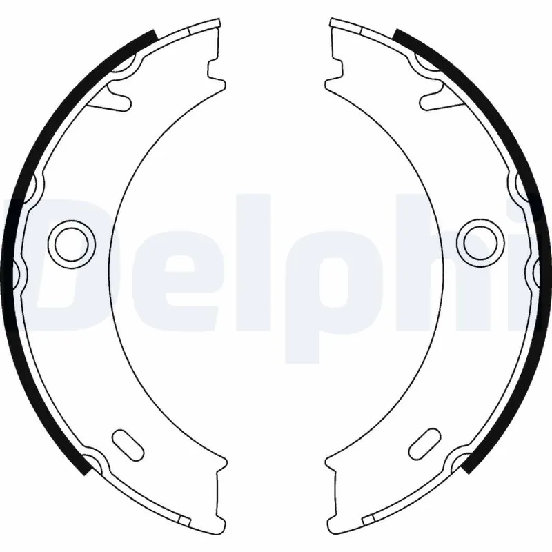 Brake Shoe Set, parking brake LS1917