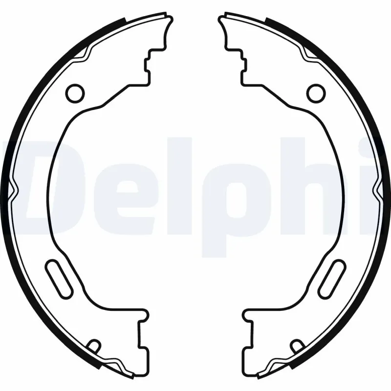 Brake Shoe Set, parking brake LS2077